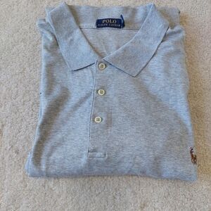 Polo Ralph Lauren Short Sleeve Polo Shirt, Men's 2XLT, Grey